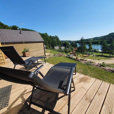 Ostrzycki Las Domki Nad Jeziorem -Balia-Sauna-Prywatny Pomost Pierszczewo Exterior foto