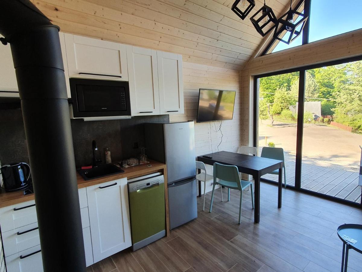 Ostrzycki Las Domki Nad Jeziorem -Balia-Sauna-Prywatny Pomost Pierszczewo Exterior foto