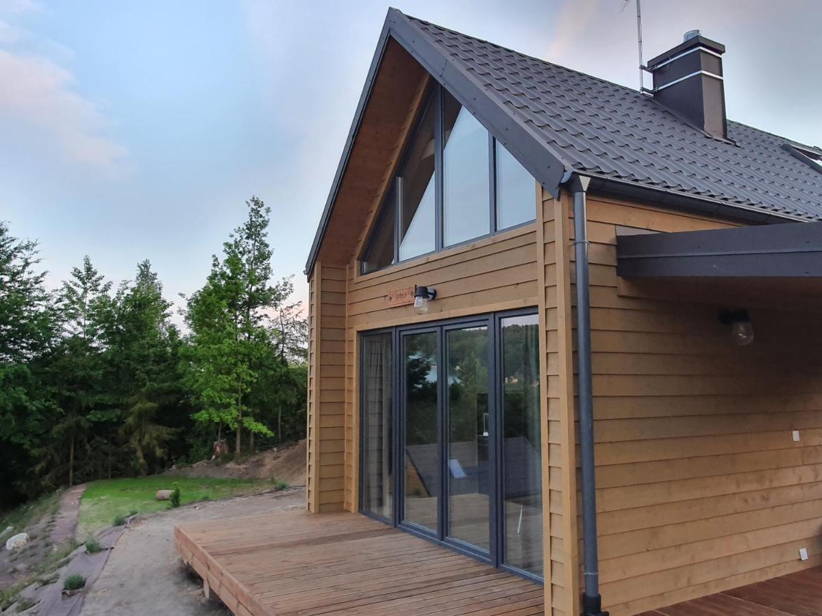 Ostrzycki Las Domki Nad Jeziorem -Balia-Sauna-Prywatny Pomost Pierszczewo Exterior foto