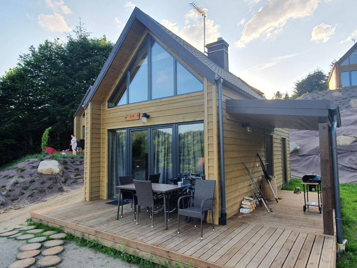 Ostrzycki Las Domki Nad Jeziorem -Balia-Sauna-Prywatny Pomost Pierszczewo Exterior foto