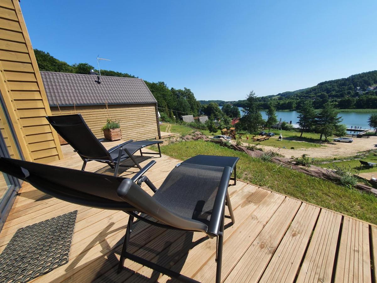Ostrzycki Las Domki Nad Jeziorem -Balia-Sauna-Prywatny Pomost Pierszczewo Exterior foto