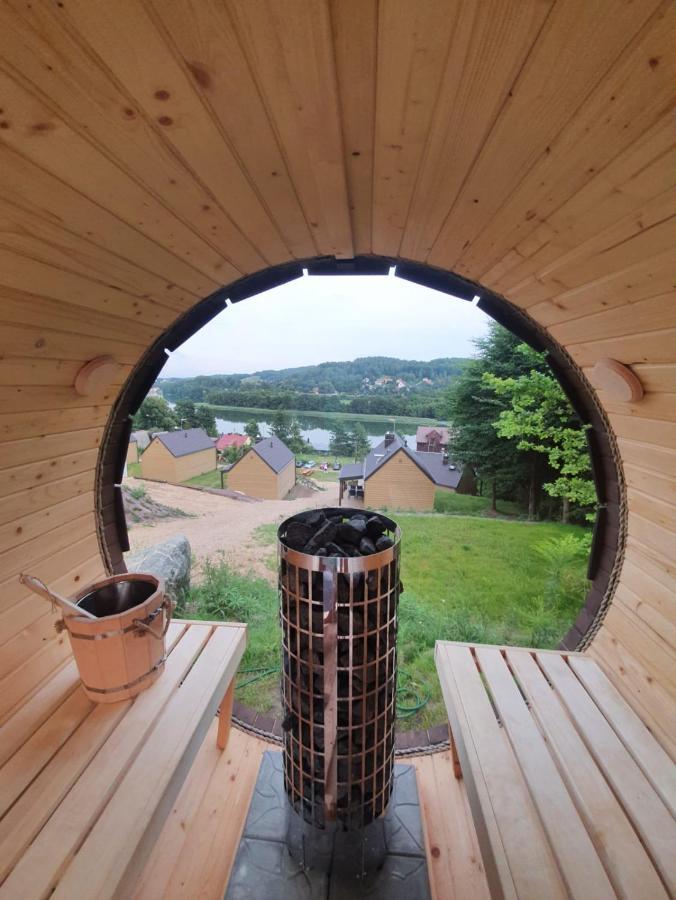Ostrzycki Las Domki Nad Jeziorem -Balia-Sauna-Prywatny Pomost Pierszczewo Exterior foto